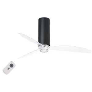 Люстра - вентилятор Tube Fan Matt Black 1L 32036-10