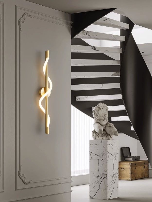 Wall lamp (Sconce) TRACER TWISTED by Romatti