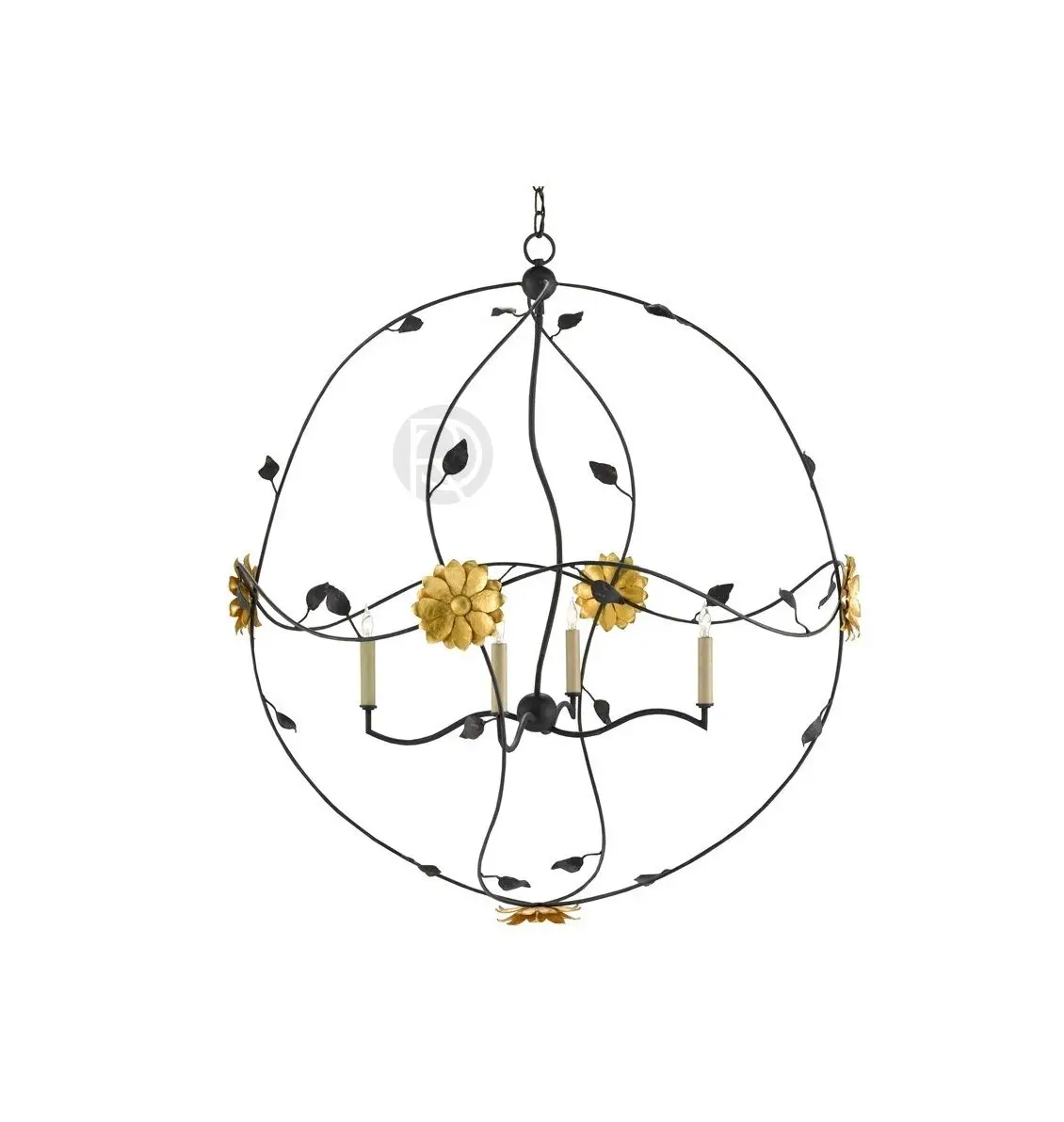 Chandelier OONA ORB by Currey & Company