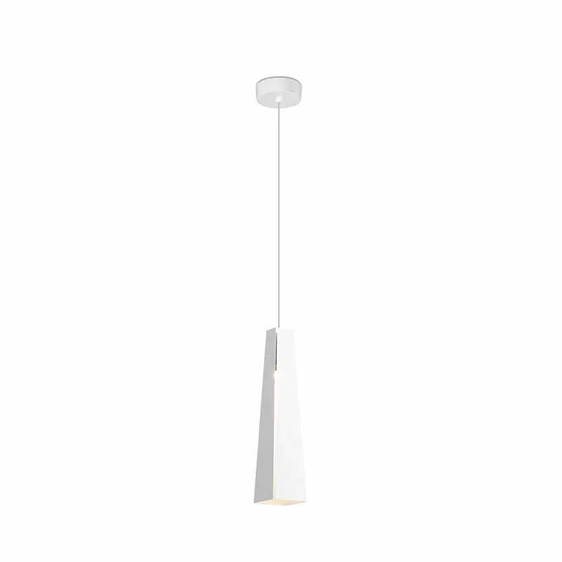 Hanging lamp Faro Pluma white 64170