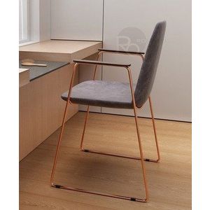 Дизайнерский стул на металлокаркасе Ruishe by Romatti