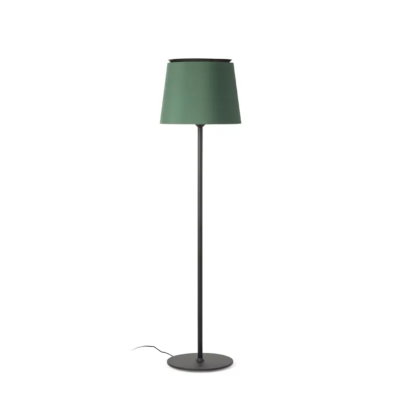 Savoy black+green floor lamp 20307-87