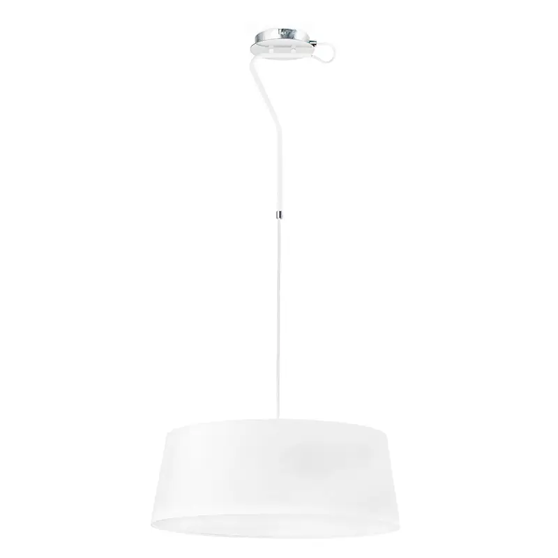 Faro Hotel chrome+white pendant lamp 29944
