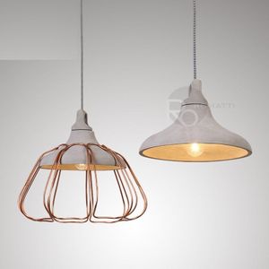 Дизайнерский подвесной светильник из цемента Coney by Romatti