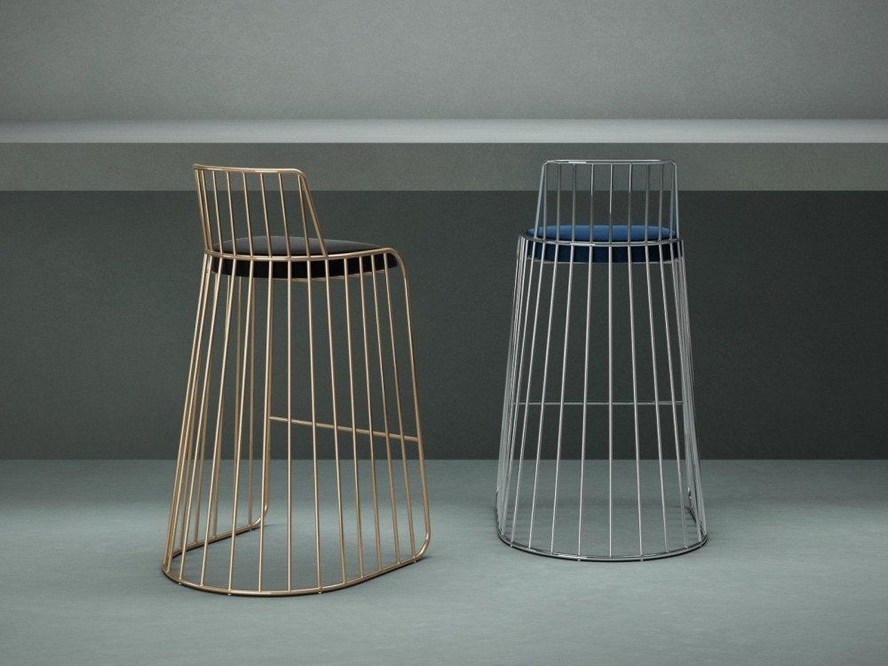 Designer bar stool BRIDES VEIL by Romatti