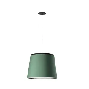 Подвесной светильник Faro Savoy black+green 20309-91