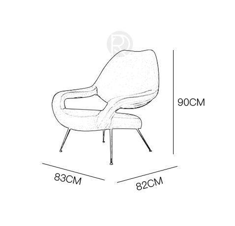 Дизайнерское кресло POLTRONA FRAU by Romatti