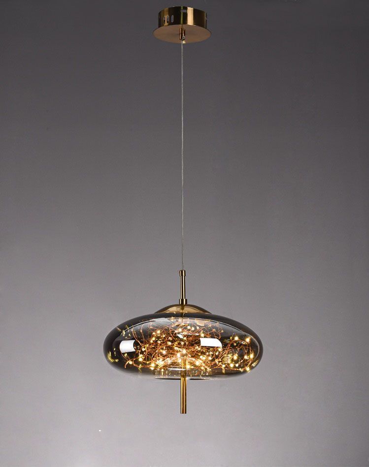 Hanging lamp SHINY OVAL by Romatti