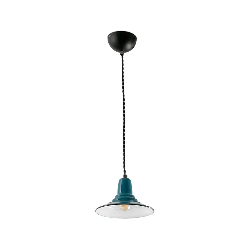 Hanging lamp Faro Ninette blue 64164