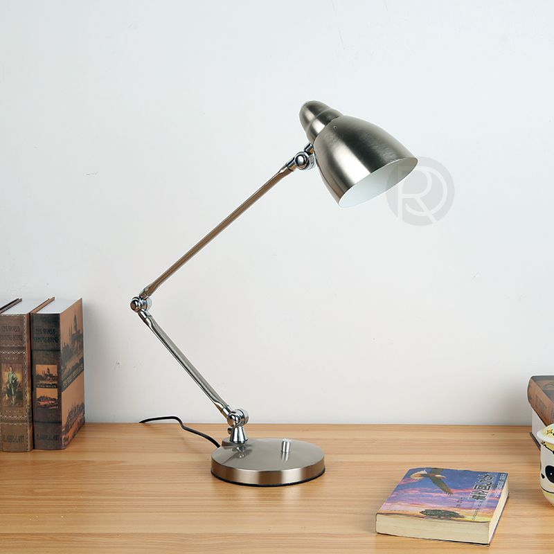 Designer desk lamp CHROME by Romatti