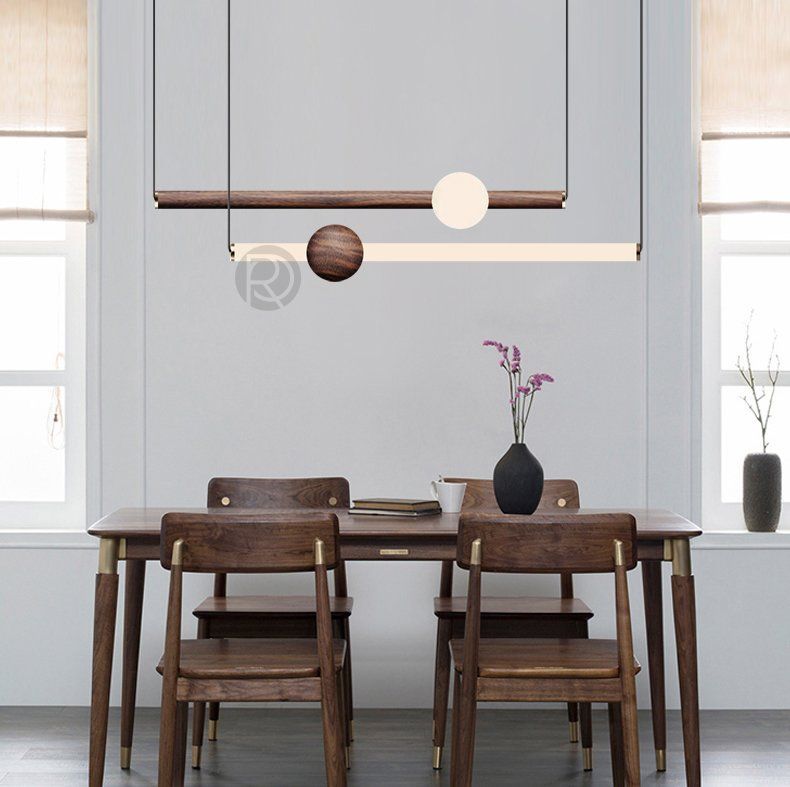 Orion Wood Pendant lamp by Romatti