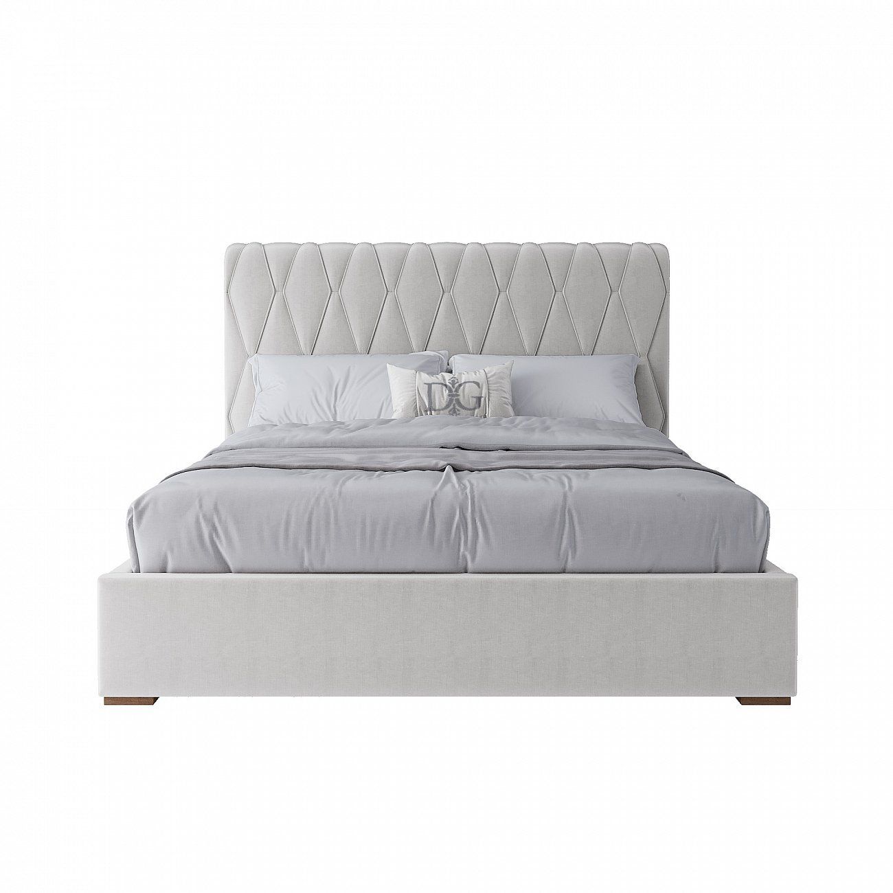 Double bed 160x200 white Bluemoon