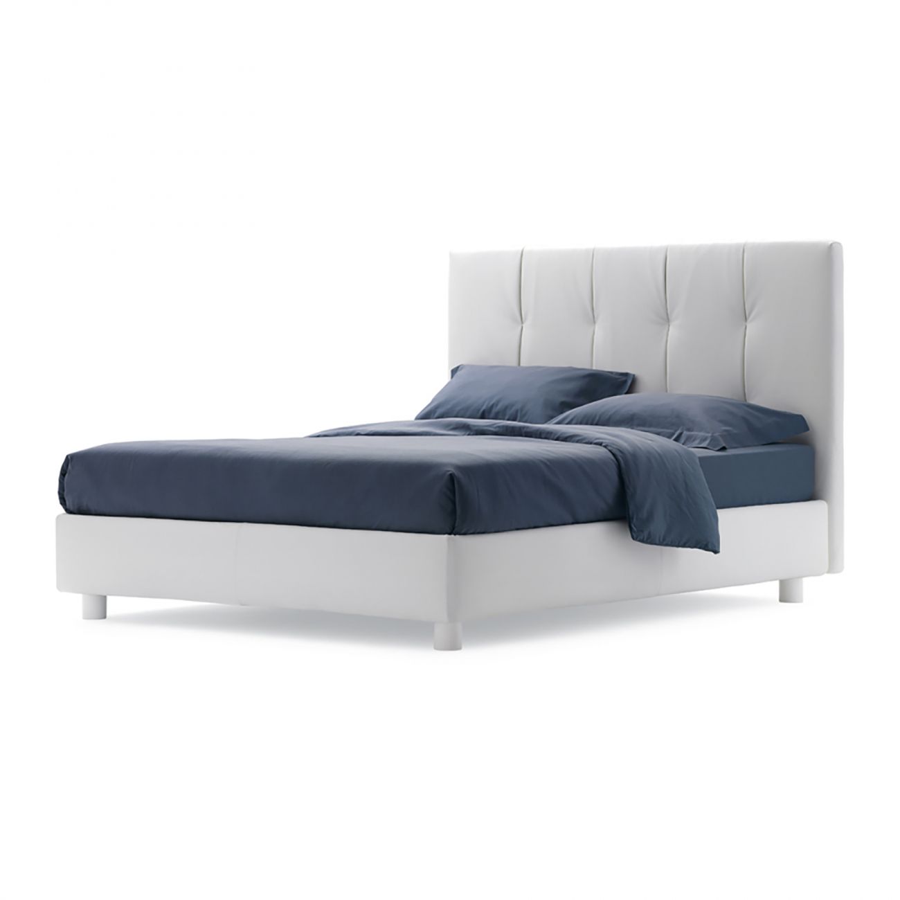 Single bed 90x200 Argan white P