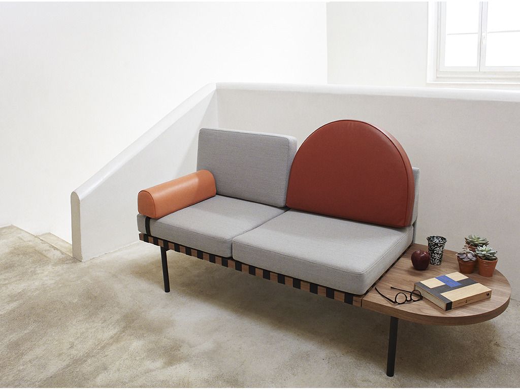 Chaise longue Grid by Petite Friture