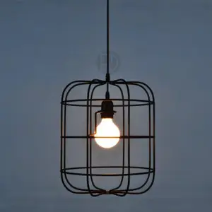 Дизайнерский подвесной светильник в стиле Лофт Cage Barrel by Romatti