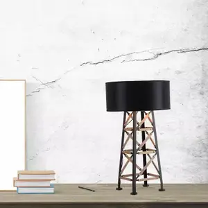 Дизайнерская настольная лампа с абажуром CONSTRUCTIONER by Romatti