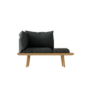 Lounge Around 1½-seater sofa, oak