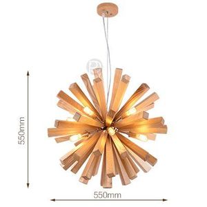 Подвесной светильник Loft Wooden Sputnik by Romatti