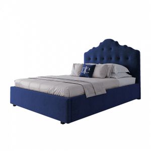Кровать подростковая 140х200 синяя Palace