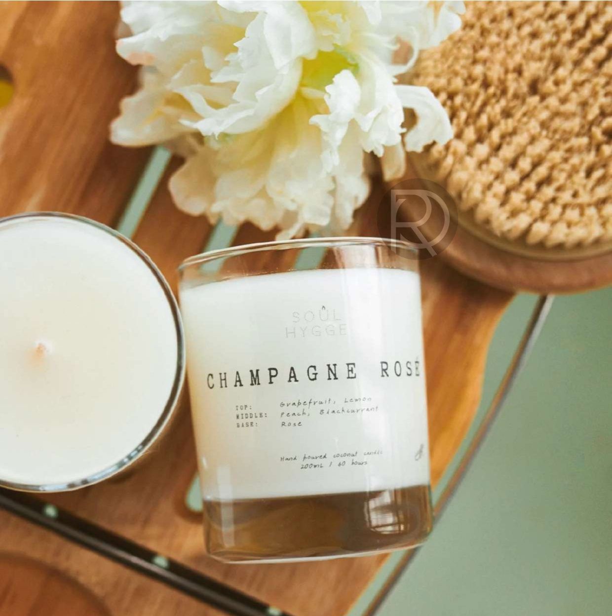 CHAMPAGNE ROSÉ scented candle by Romatti