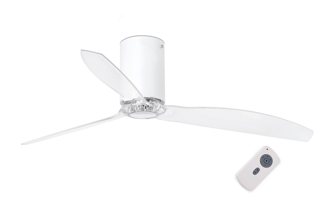 Ceiling Fan Mini Tube Fan matt white 32039