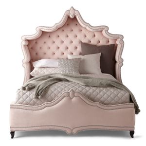 Кровать односпальная 90х200 Imperial розовая