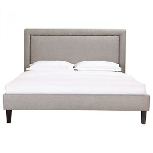 Double bed 160x200 grey Laval Upholstered