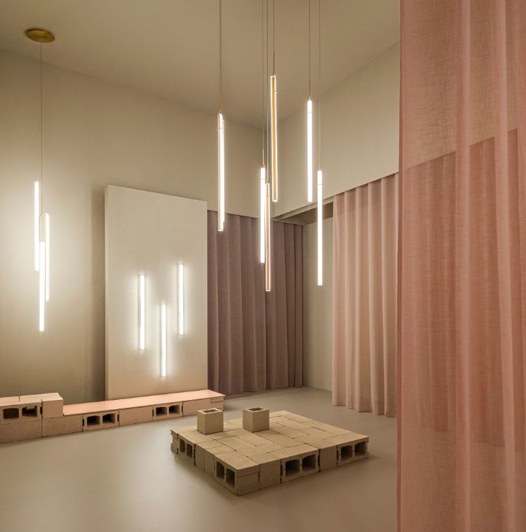 Hanging lamp Halo by Vibia
