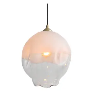 Дизайнерский подвесной светильник из стекла ILONTA by Romatti