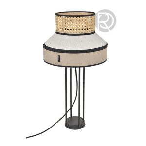 Дизайнерская настольная лампа с абажуром SINGAPOUR M by Market Set