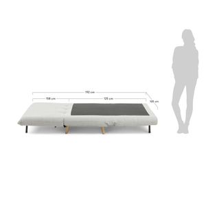 Диван-кровать Ambito 105 см светло-серый
