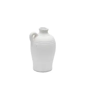 Palafrugell Белая терракотовая ваза 30 см Palafrugell