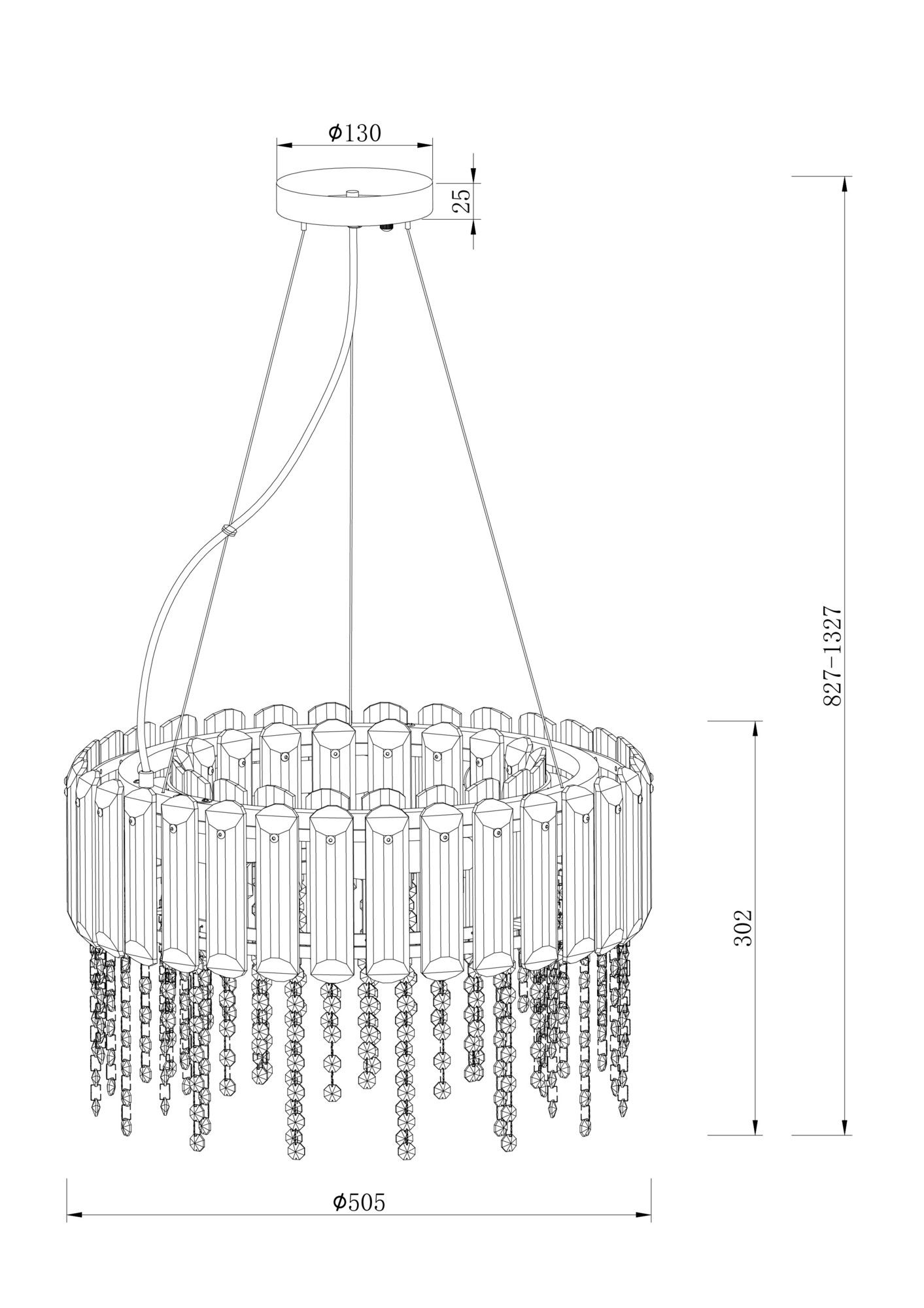 Подвесной светильник HASIO by Romatti