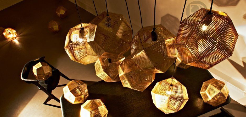Designer pendant lamp ETCH SHADE by Romatti