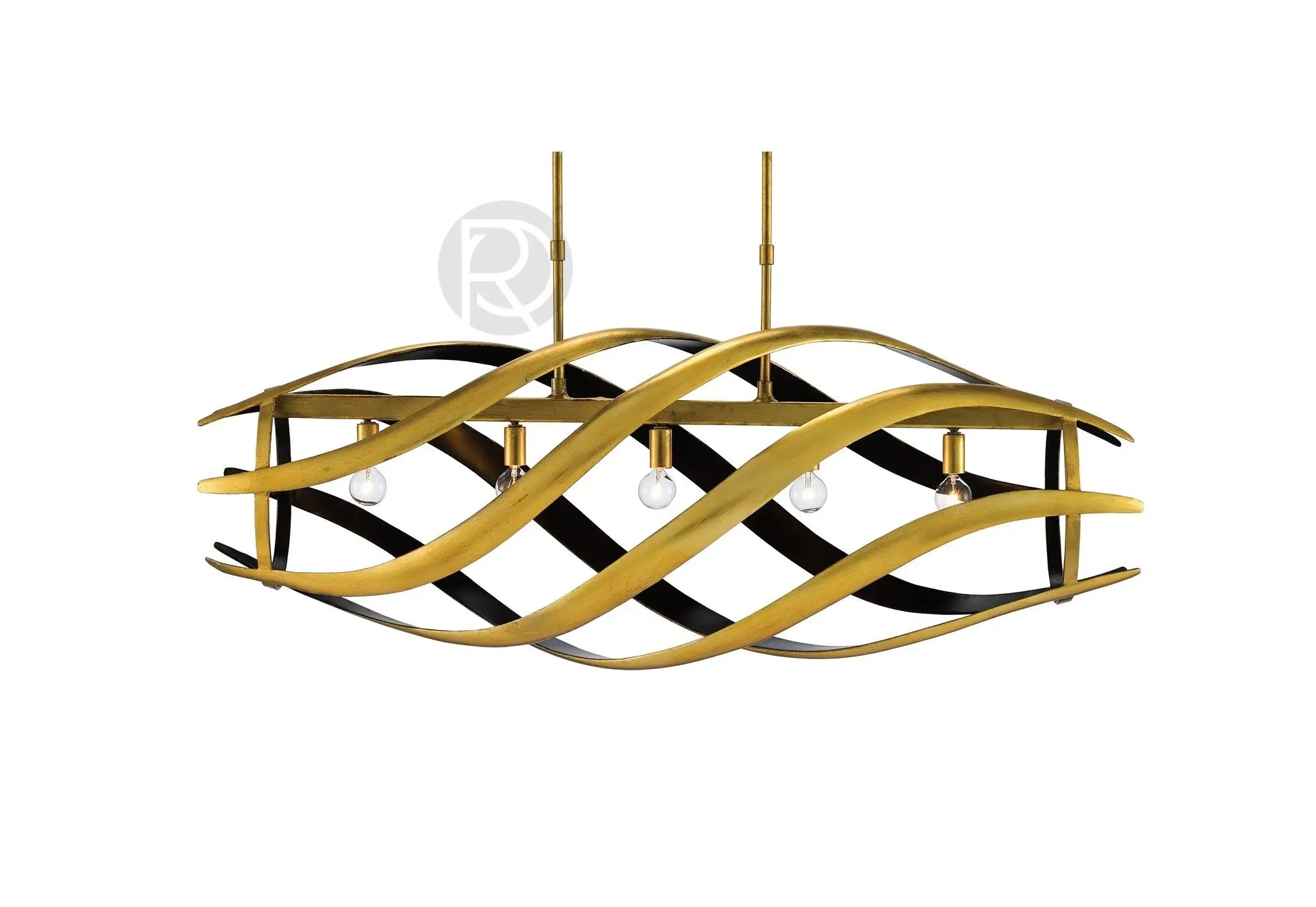 Chandelier TREPHINE OVAL by Currey & Company