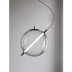 Дизайнерский подвесной светильник из стекла LIRAS by Romatti