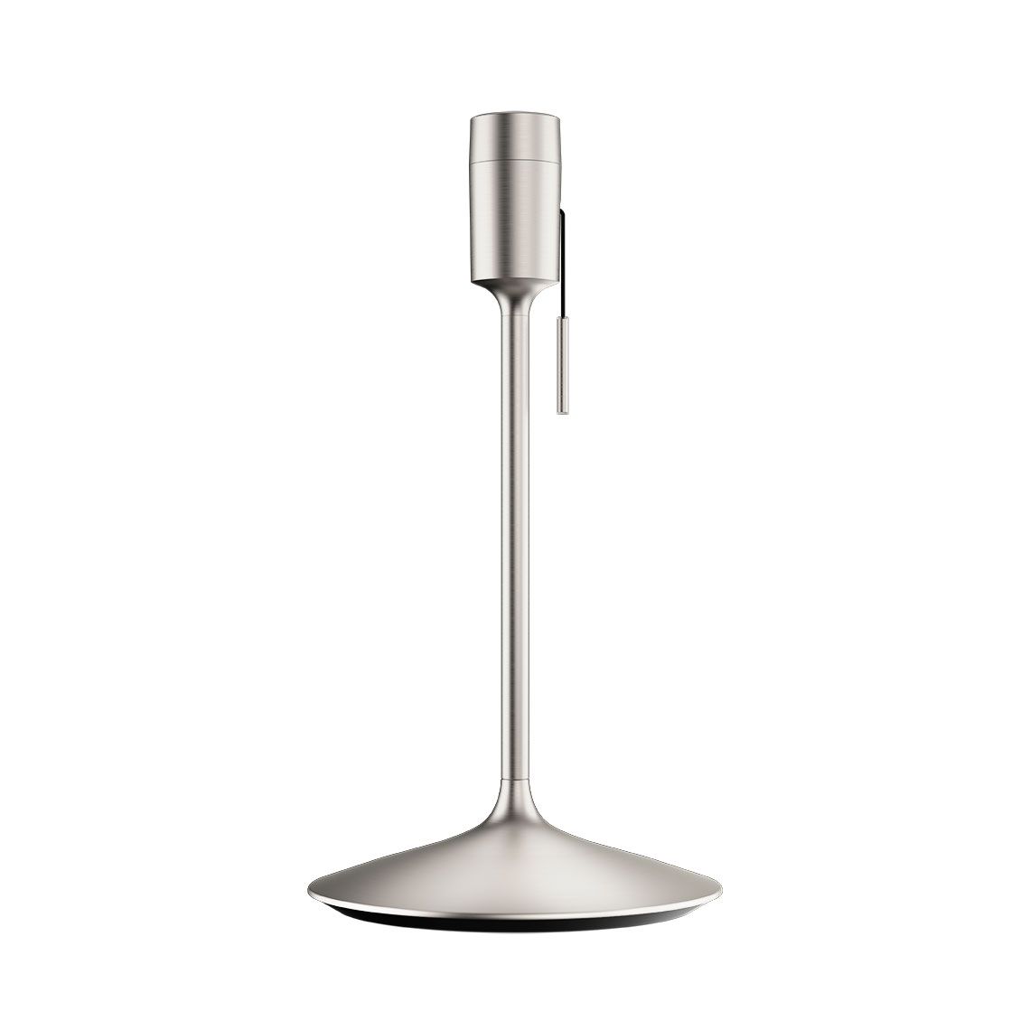 Champagne brushed steel table lamp with USB (In-42 cm)