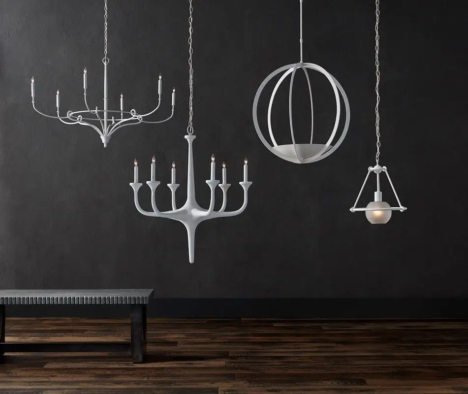 CYRILLY chandelier by Currey & Company