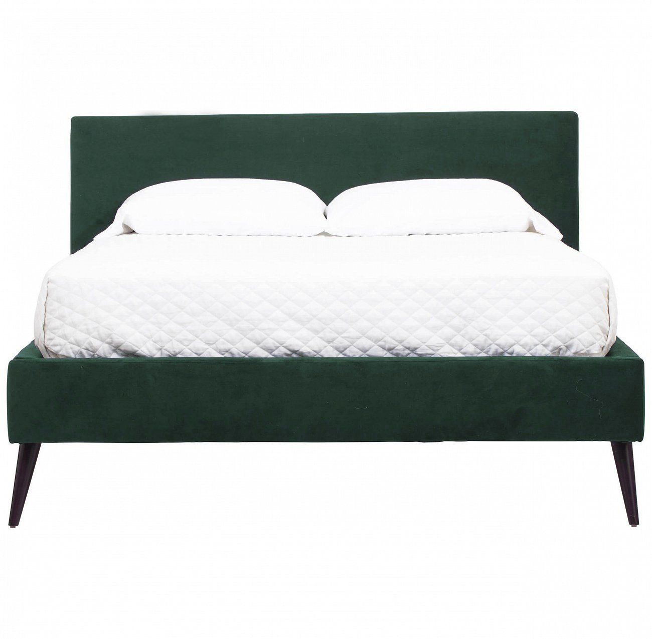 Double bed 160x200 cm green Pola