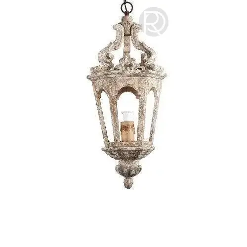 Pompea Wood chandelier by Romatti