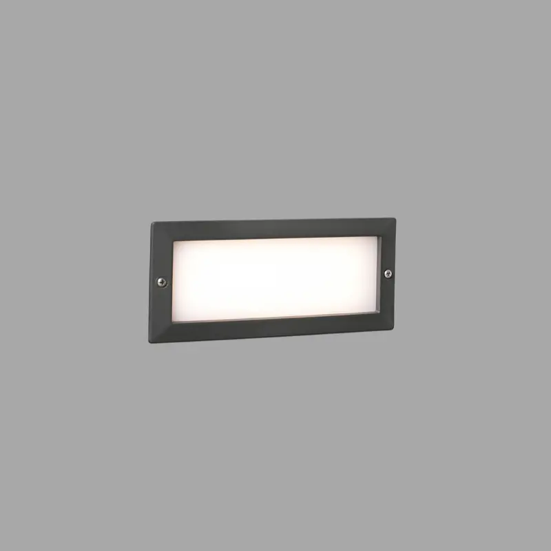 Recessed street lamp Stripe dark grey 72092
