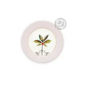 Постановочная тарелка PINK PALM by Romatti