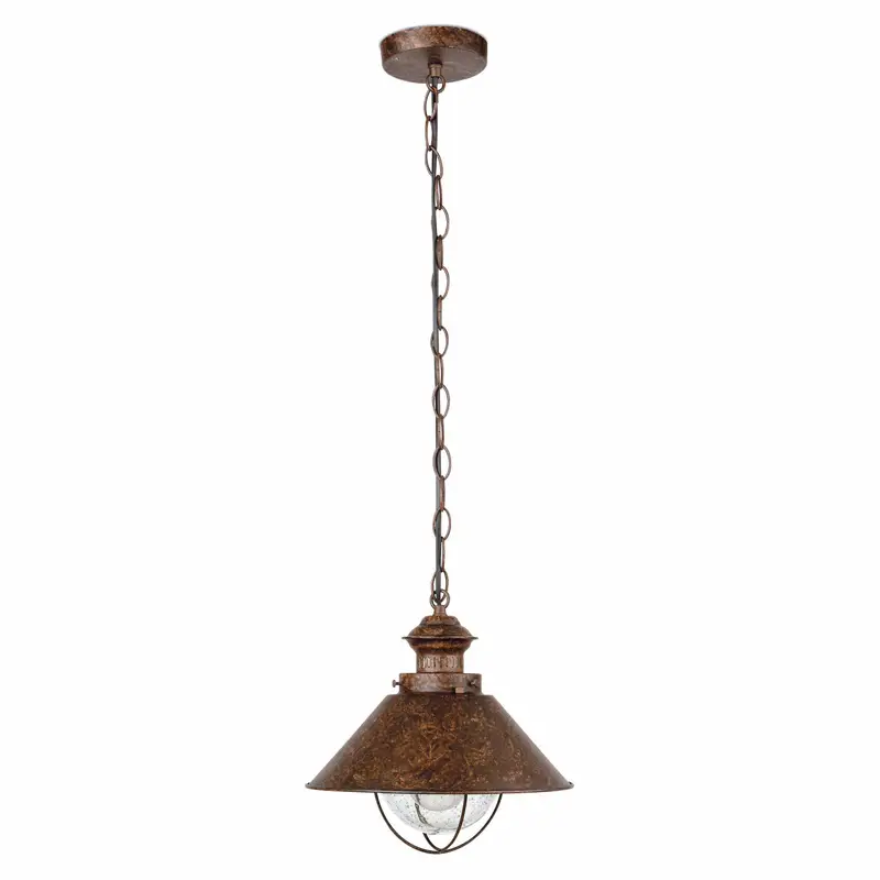 Outdoor hanging lamp Nautica rust brown 71139