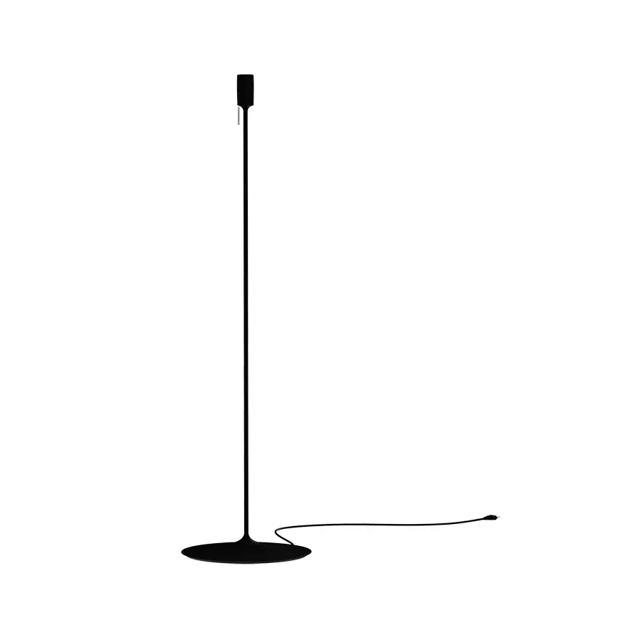 Champagne black floor lamp (D- 38, B-140 cm) 1.5 m. PVC wire with plug