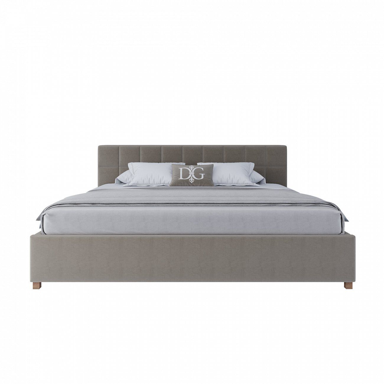The bed is large 200x200 Wales grey
