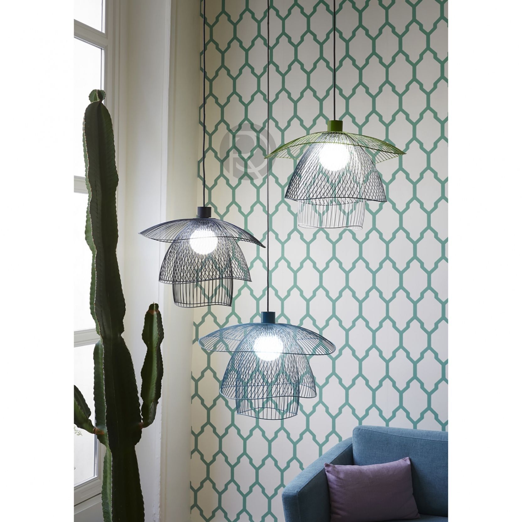 Hanging lamp PAPILLON'S by Forestier