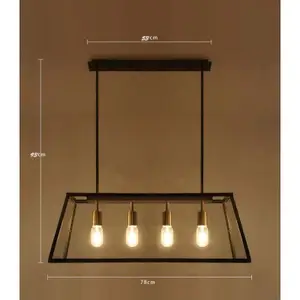 Дизайнерский светильник Loft Housetop by Romatti
