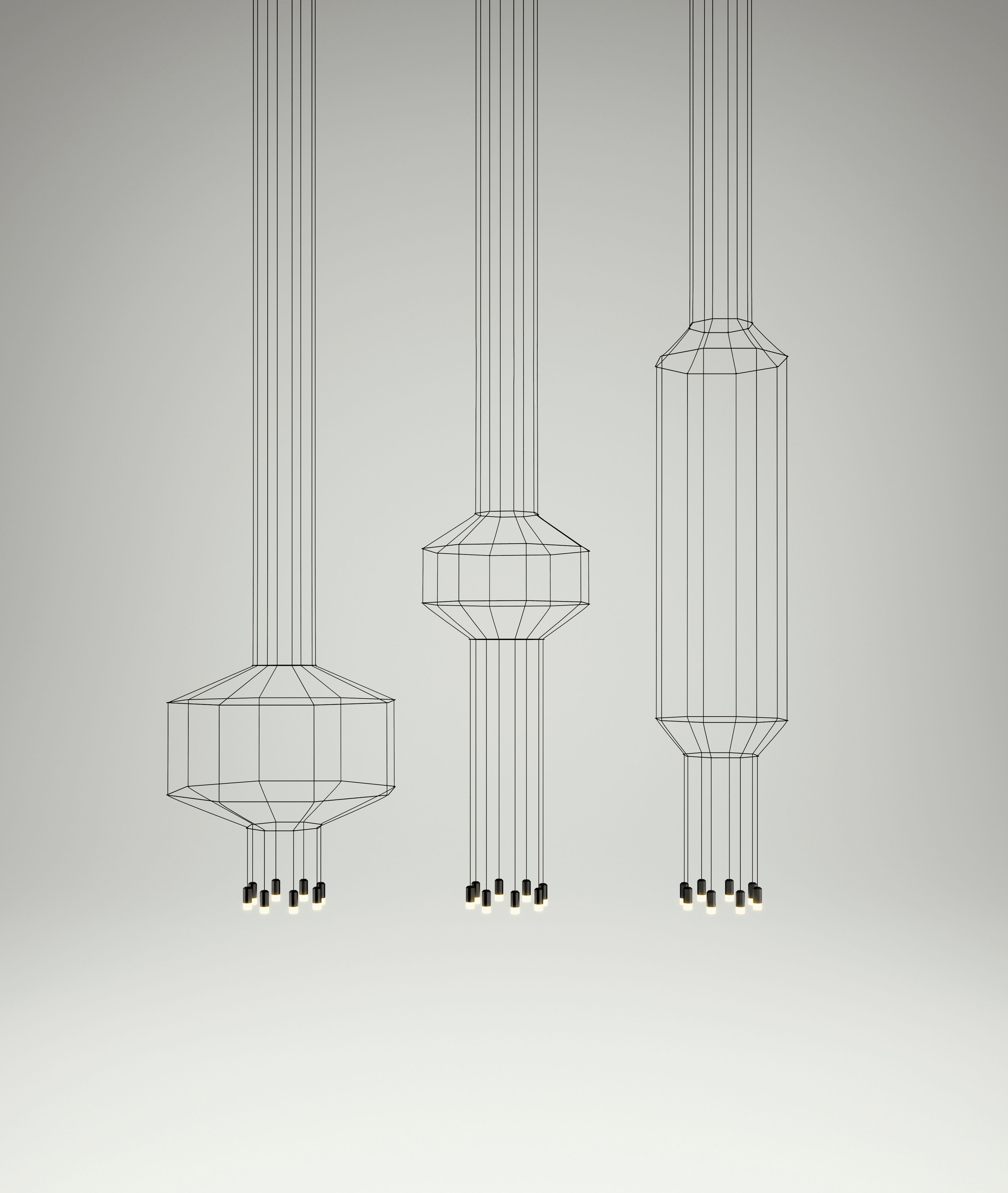Hanging lamp Wireflow by Vibia