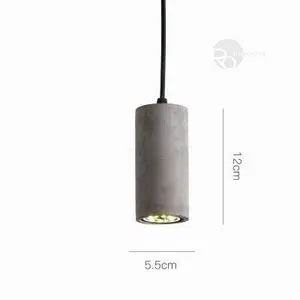 Дизайнерский подвесной светильник из цемента Buxton by Romatti