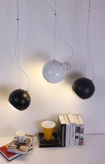 Hanging lamp Glasgo Blagdon by Romatti